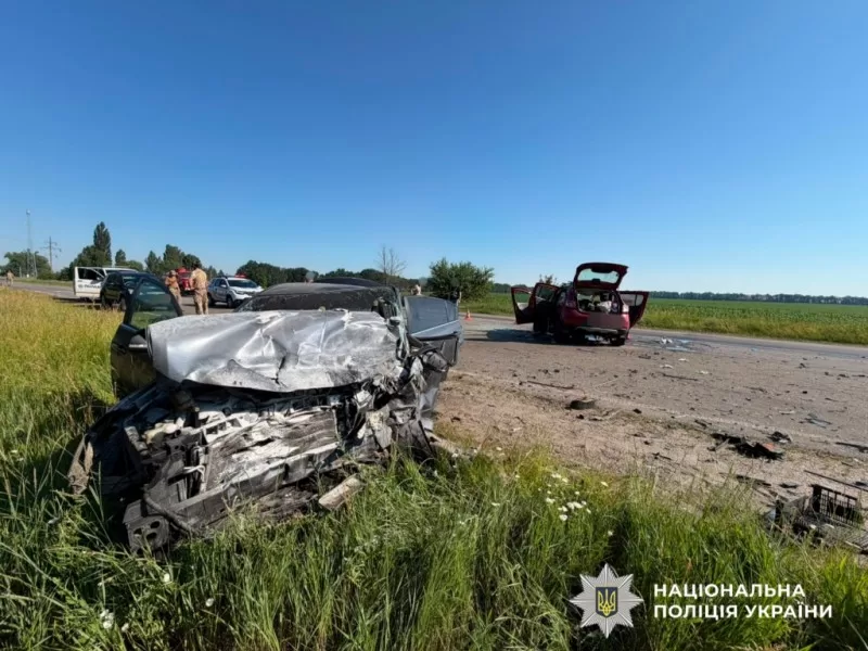 П'ятеро людей загинули  у ДТП під Борисполем / Фото: Поліція Київщини 