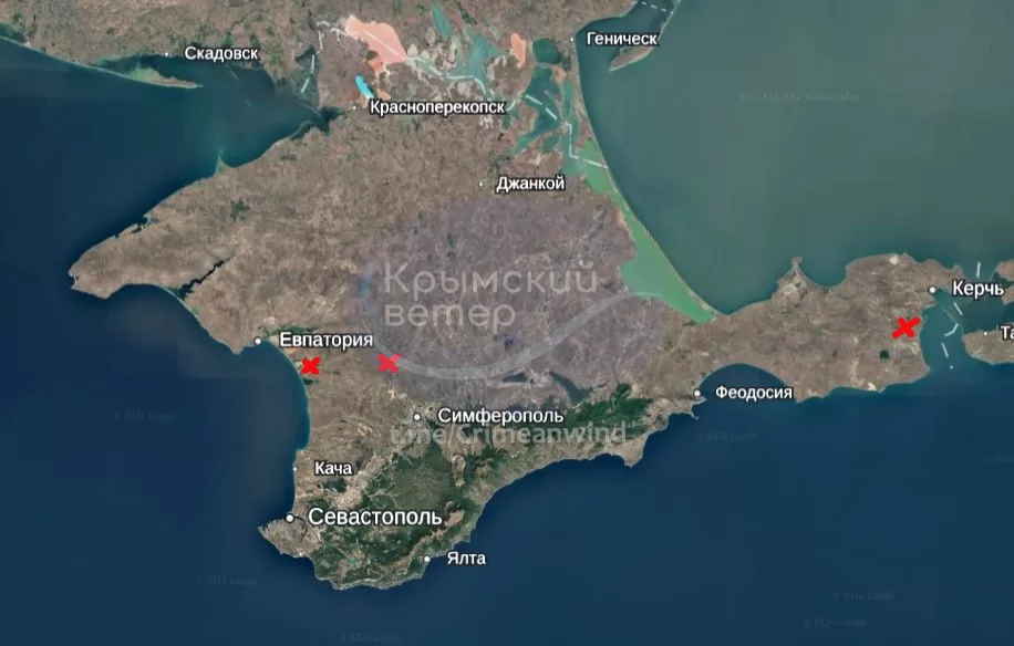 Українські сили вдарили по аеродромах “Саки” і “Гвардійське”, підстанції в Севастополі та ППО РФ біля Керчі / Фото: Крымский ветер