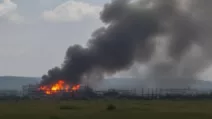 Пожежа на об'єкті Нафтогазу / Фото: NaftogazUA