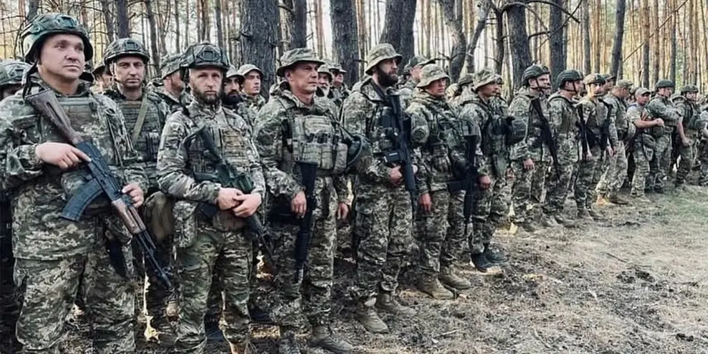 Бійці "Скелі" на шикуванні / Фото: 425 ОШП "Скеля"
