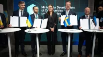 At the URC-2026 summit, Ukraine agreed to allocate more than 1 billion euros to the energy sector and to establish a new transportation fund / Photo: t.me/svyrydenkoy