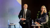 Денис Шмыгаль на конференции по восстановлению Украины в Гданьске / Фото: t.me/Denys_Smyhal