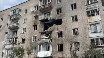 На Харьковщине российские дроны попали в жилой дом: один человек погиб / Фото: Нацполиция