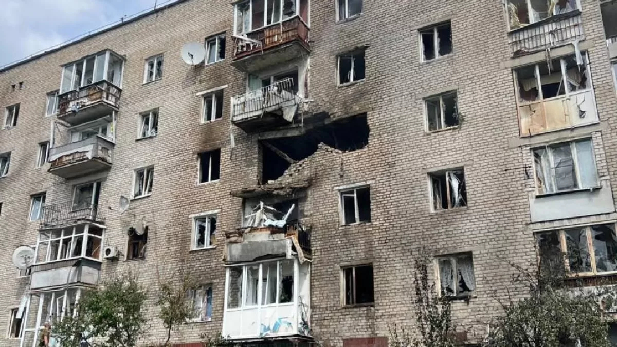 На Харьковщине российские дроны попали в жилой дом: один человек погиб / Фото: Нацполиция