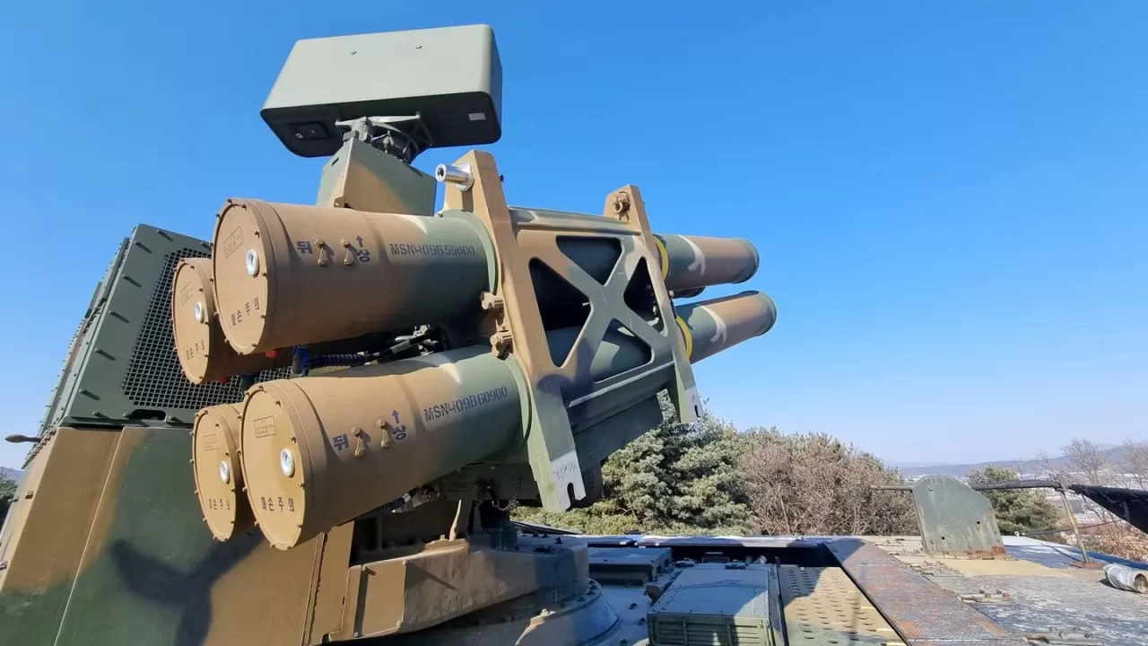 Південнокорейська ракетна система «Чунма» малої дальності класу «земля-повітря» / Фото: Міністерство оборони Південної Кореї