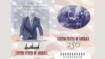 Новий паспорт США на честь 250-річчя Америки / Фото: x.com/WhiteHouse