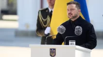 Zelenskyy Addressed the Crowd at the Lavra on Constitution Day / Photo: Office of the President of Ukraine
