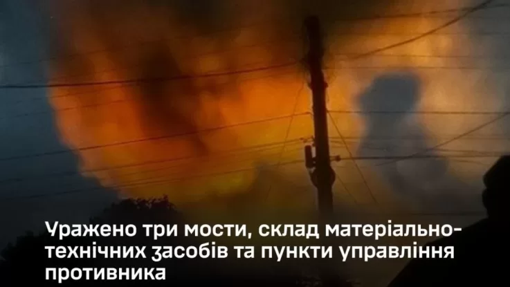 Українські військові вдарили по логістиці та пунктах управління росіян / Ілюстративне фото Генштабу