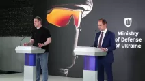 Міністр оборони України Михайло Федоров і міністр оборони Данії Єппе Бруус / Скриншот
