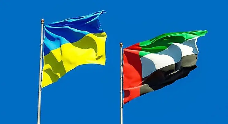 Флаги Украины и ОАЭ / Иллюстративное фото из открытых источников