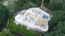 В парке Чекмана в Хмельницком арестовали объект по подозрению в самовольной застройке / Фото: Прокуратура