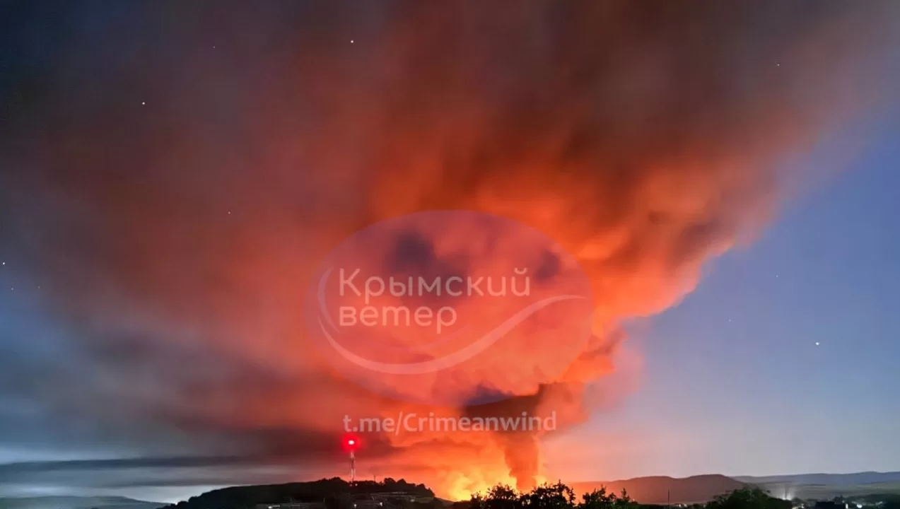 В Крыму сообщают о пожарах на подстанциях в Белогорске, Джанкое и Старом Крыме / Фото: соцсети