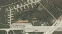 "Saki" Airfield / Satellite Image