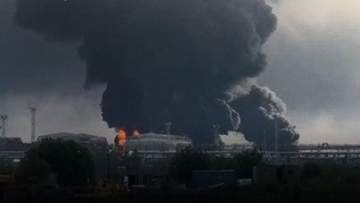 The St. Petersburg oil terminal was struck / Photo: General Staff