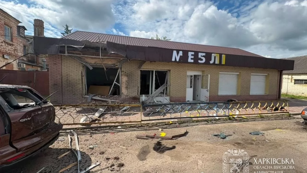 В Богодухове после удара дронов погибли два человека / Фото: Харьковская ОВА