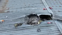 Прокуратура показала наслідки удару дрона "Італмас" у Харкові / Фото: Харківська обласна прокуратура