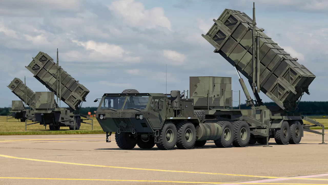 Пусковая установка, входящая в состав зенитно-ракетного комплекса Patriot PAC-3MSE / Фото: US Army