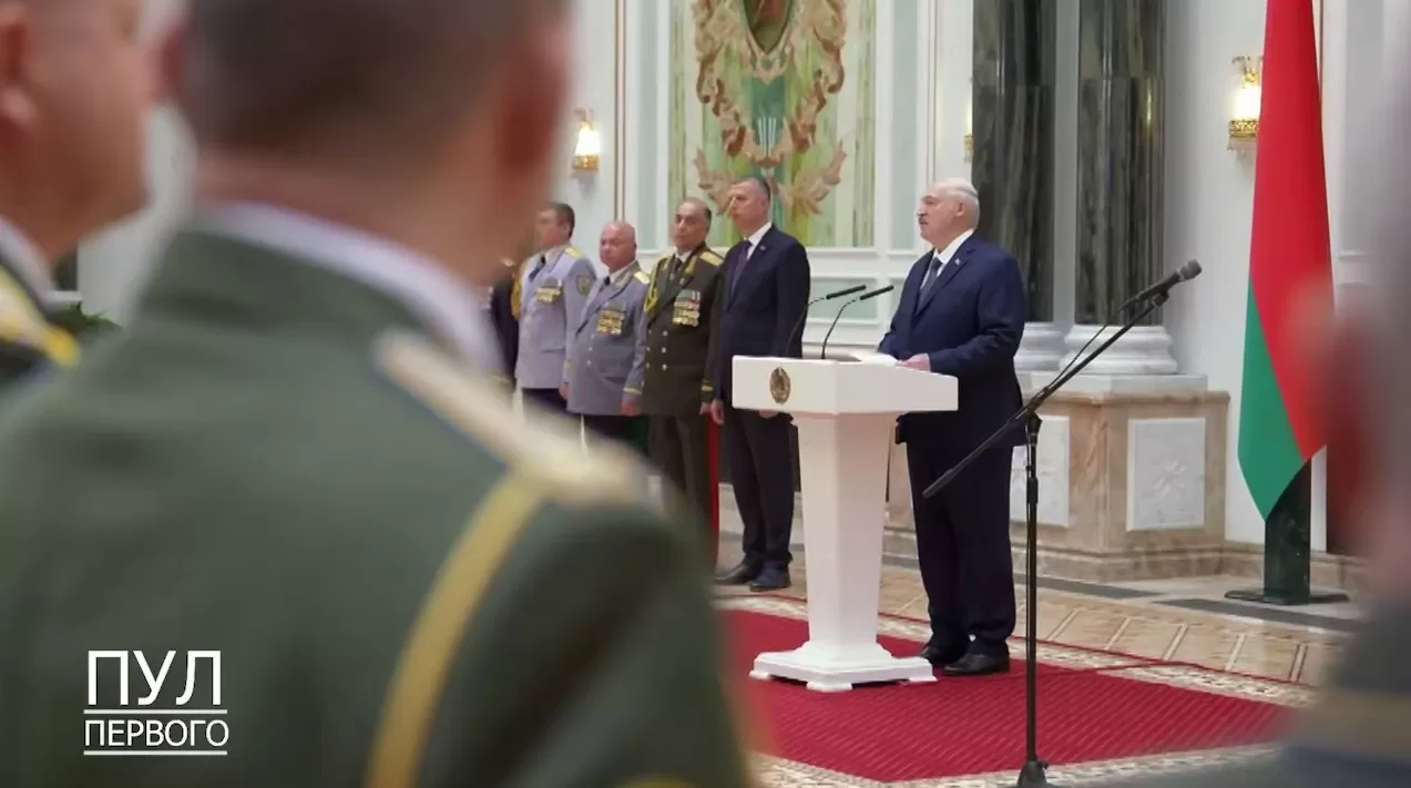 укашенко заявил, что Беларуси "не нужна война", и обвинил ЕС в милитаризации / Скриншот