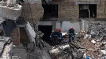 Rescuers in the Podilskyi district / Photo: State Emergency Service