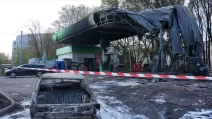 Наслідки влучання російського дрона по АЗС в Харкові. 2 травня 2026 / Фото: Суспільне Харків