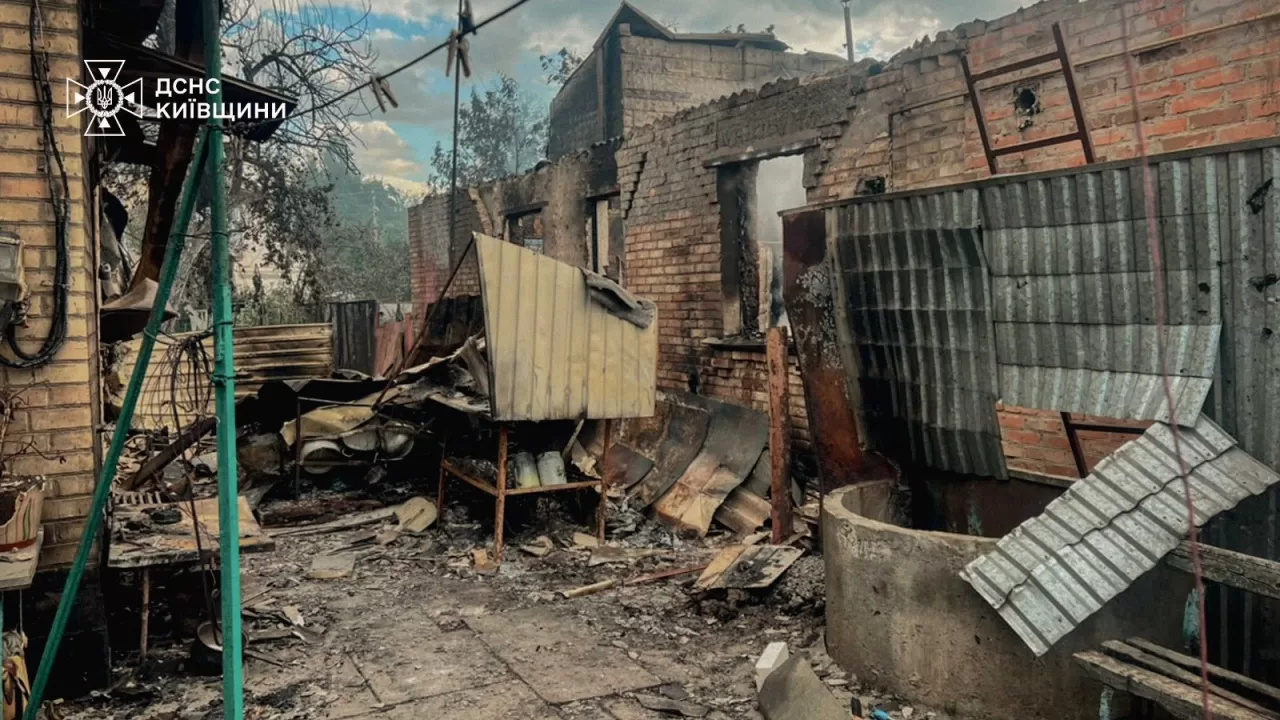 Разрушения в Вишневом / Фото: ГСЧС
