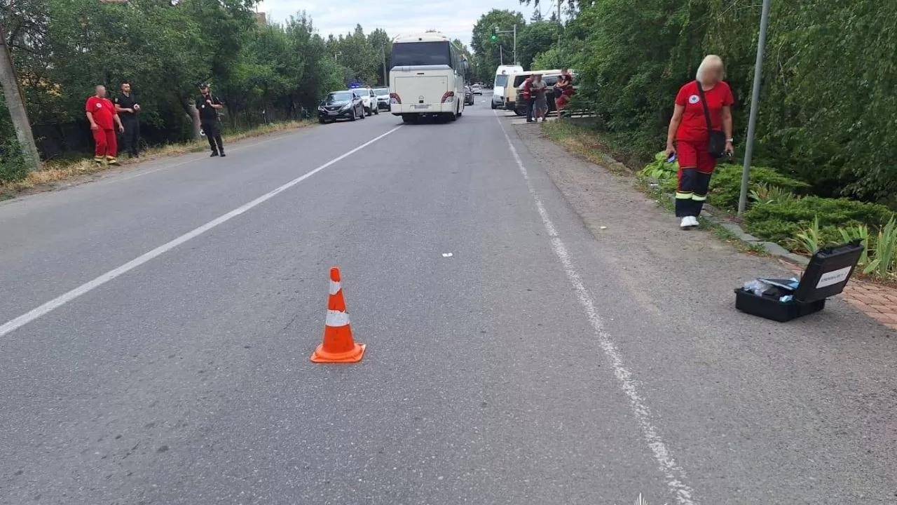 Місце ДТП на Закарпатті / Фото: ГУНП в Закарпатській області