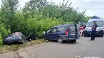 Место смертельного ДТП на Буковине / Фото: ГУНП в Черновицкой области