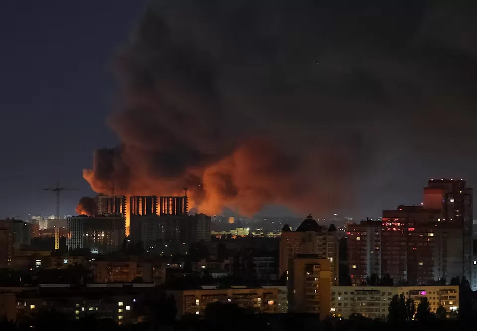 Обстріл Києва 8 липня / Фото: Reuters