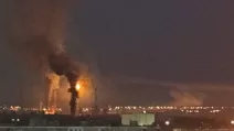 Пожар на Саратовском НПЗ / Фото: Exilenova+