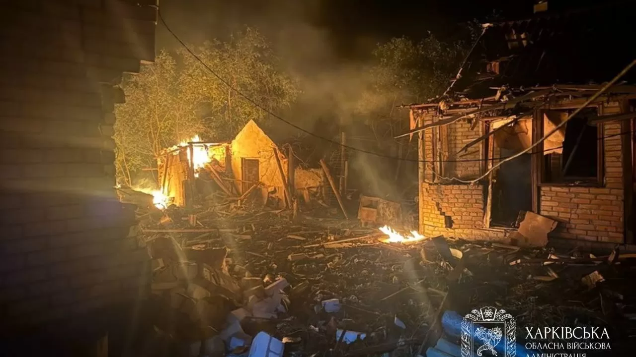 В Харьковской области дроны повредили частные дома / Фото: Харьковская ОГА