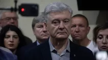 Петр Порошенко во время оглашения решения в Кассационном административном суде в составе Верховного суда, Киев, 10 июля 2026 года / Фото: Суспильне Новини/Александр Магула