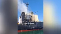 A civilian vessel and trucks were damaged in the Odesa region / Photo: Ministry for Communities and Territories Development