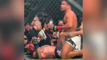 Belenyuk defeated the Israeli fighter early in the first round / Screenshot