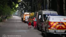 Рятувальники на місця атаки на Запоріжжя / Фото: Запорізька ОВА