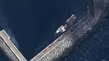 Знищений російський прикордонний сторожовий корабель "Ізумруд" / Фото: ВМС ЗСУ