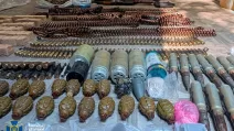 Арсенал, вилучений під час спецоперації правоохоронців / Фото: СБУ