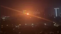Explosion at the Engels airfield / Screenshot
