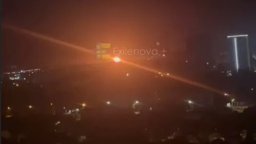 Взрыв на аэродроме «Энгельс» / Скриншот