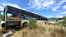 Автобус, пострадавший в результате столкновения в Чехии 18 июля 2026 года / Фото: Полиция Чехии