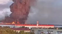 У Московській області після нічної атаки виникли пожежі / Фото: соцмережі