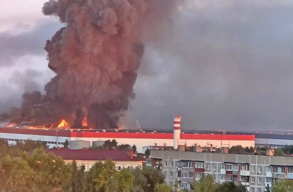 В Московской области после ночной атаки возникли пожары / Фото: соцсети