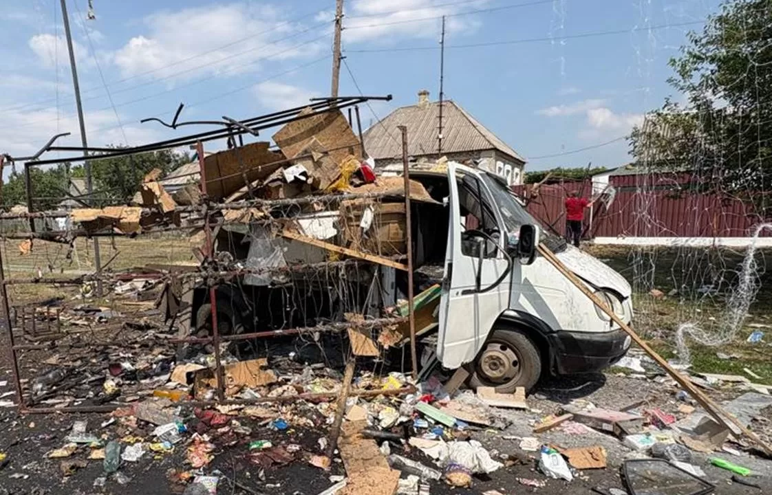 Gazelle destroyed in the Russian attack / Photo: Donetsk Regional Prosecutor’s Office
