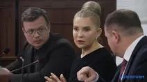 Юлия Тимошенко прибыла в суд вместе с защитником / Фото: Укринформ