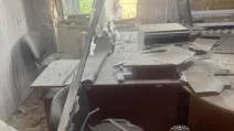 Последствия обстрелов Золочева / Фото: Харьковская ОВА