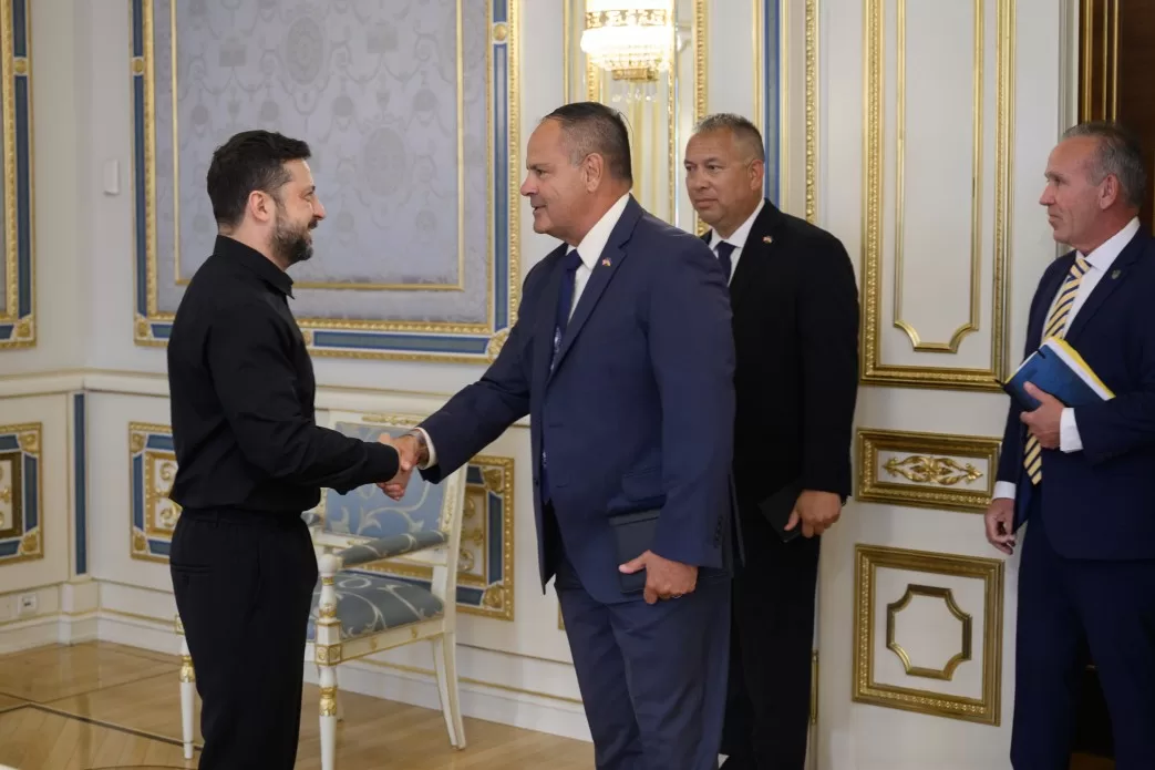 Владимир Зеленский и Джозеф ДеАнтона / Фото: Офис президента