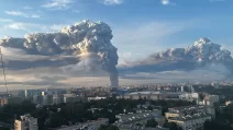 Wildberries warehouses caught fire near St. Petersburg / Photo: social media