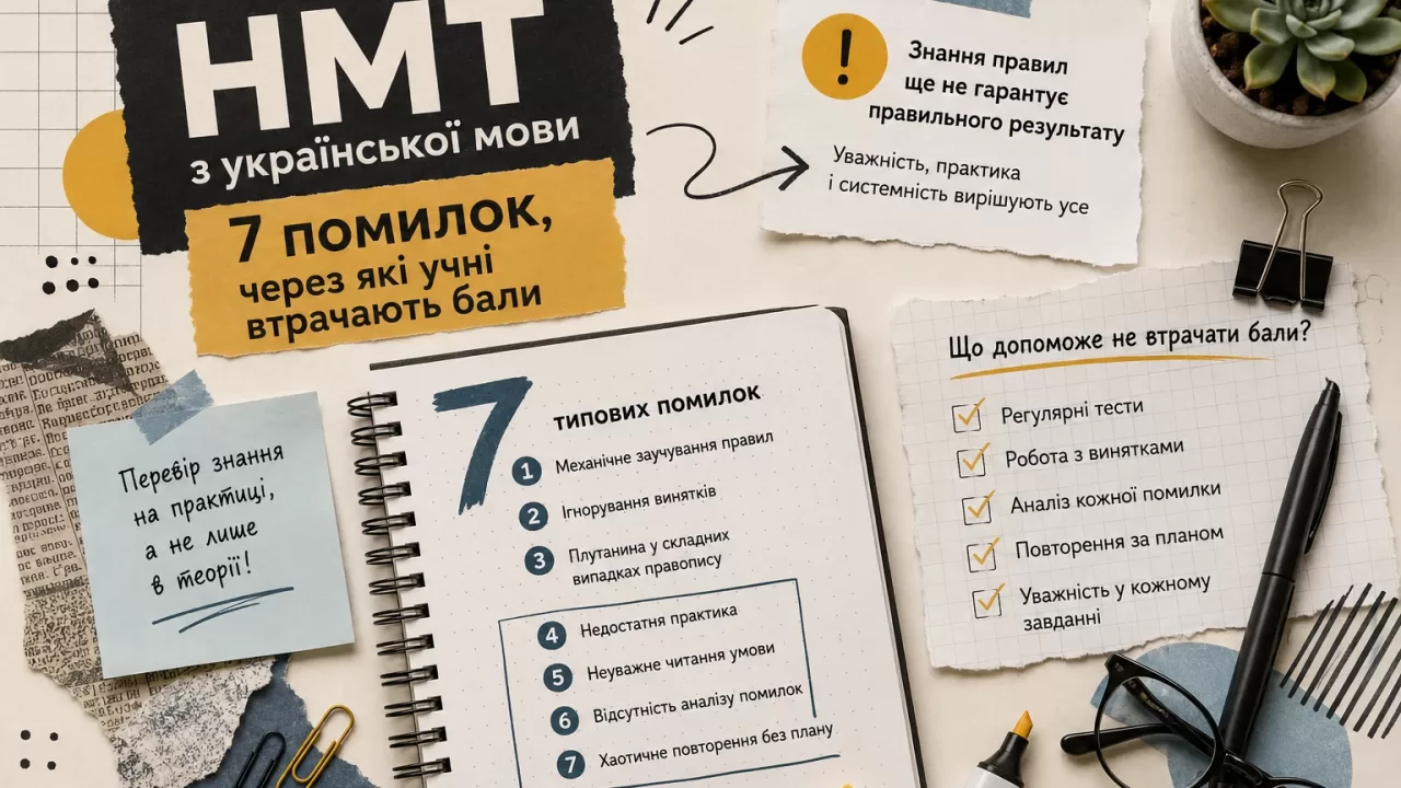 7 помилок з НМТ з української мови
