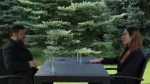 Володимир Зеленський та Лора Лумер / Скриншот