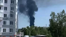 У Тюмені після атаки БпЛА загорівся нафтопереробний завод / Фото: соцмережі