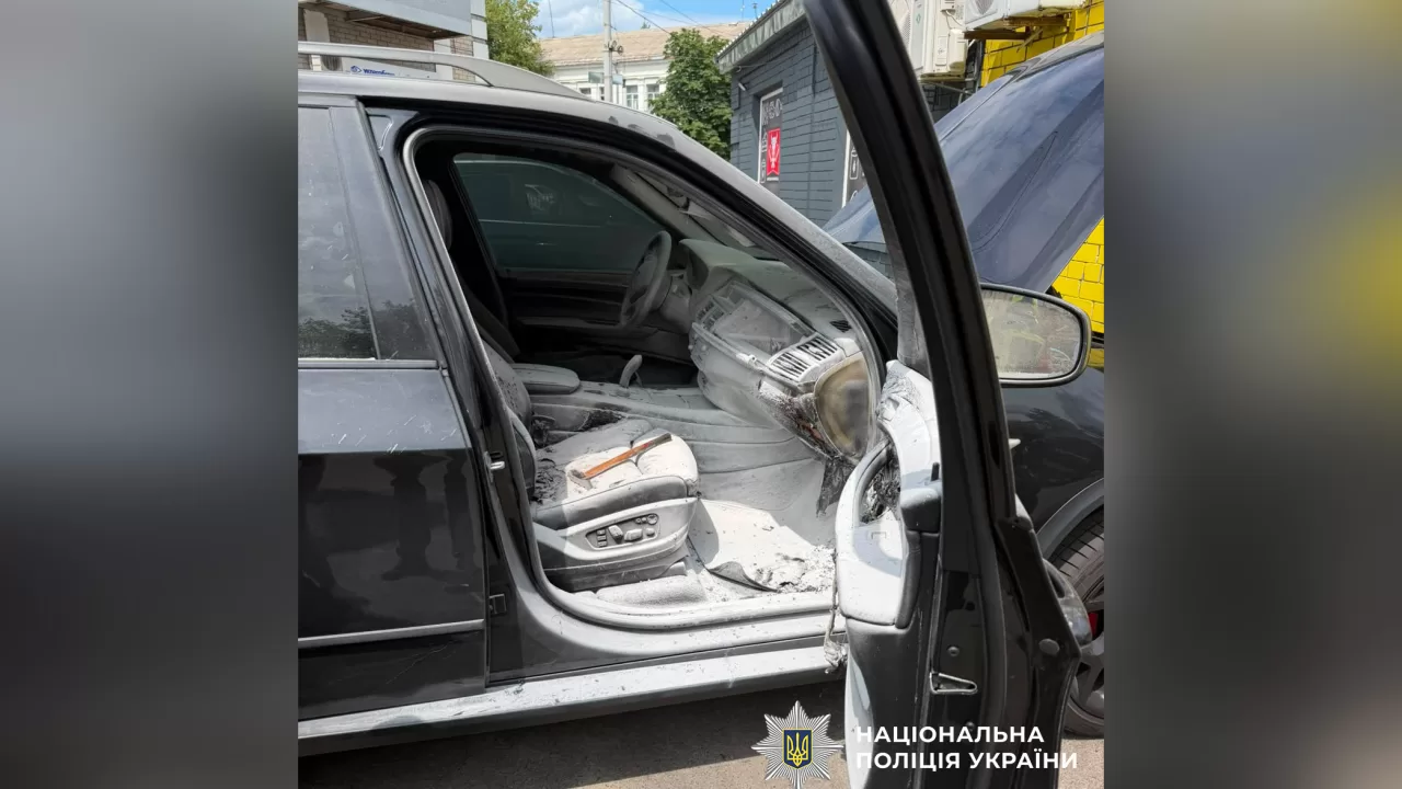 Затриманий за підозрою у підпалі авто психолога у Києві / Фото: Поліція Києва